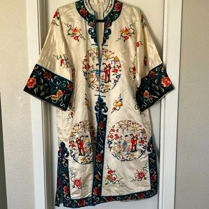 Vintage Silk Chinese Coat